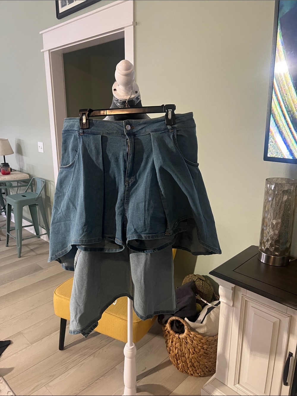 Amazon Blue Denim Skort